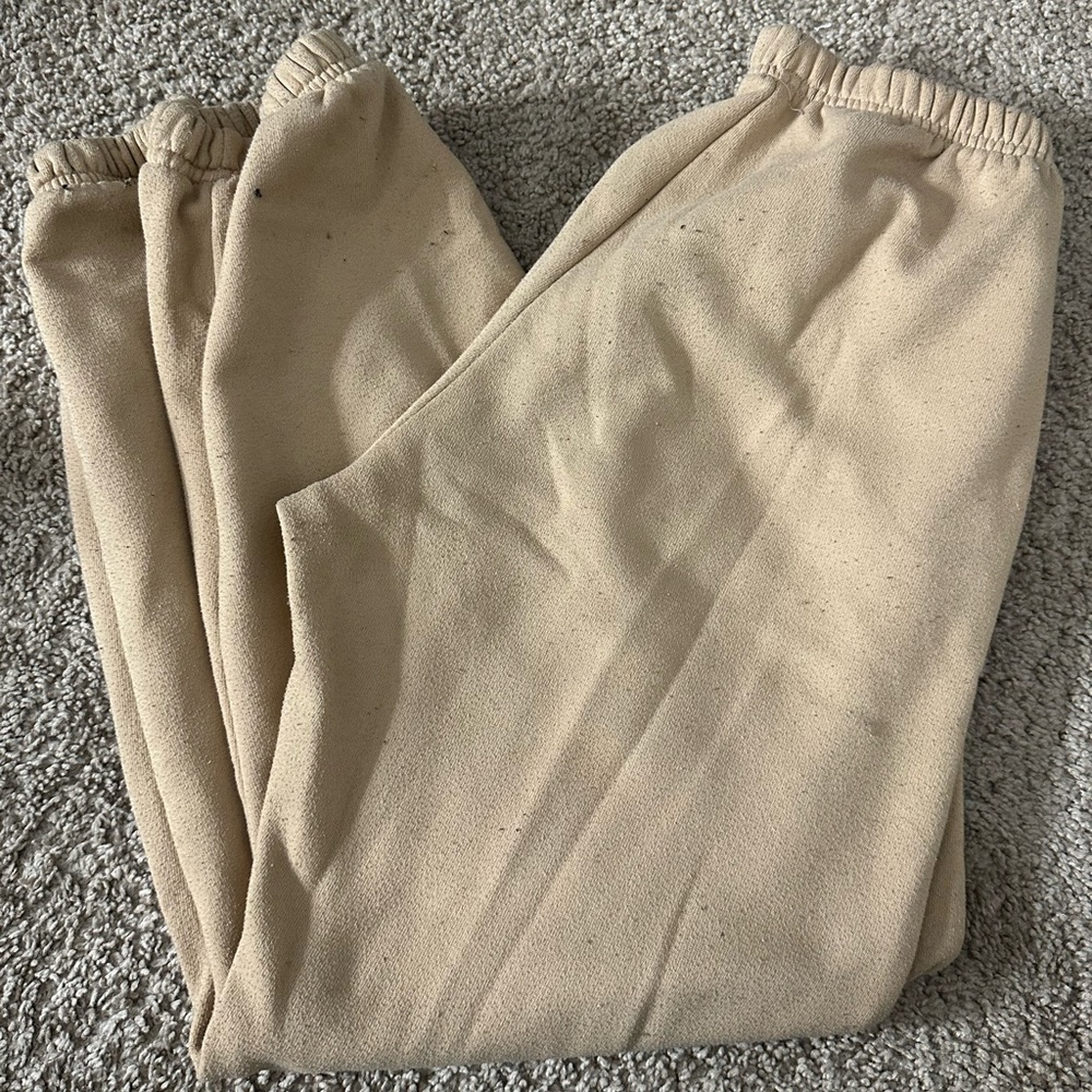 Taupe basic cuffed joggers pretty little thing